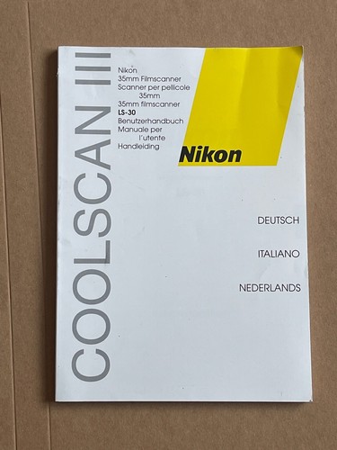 Nikon coolscan iii - nikon, (ls-30)